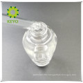 30ml clear cosmetic glass bottle with rubber dropper